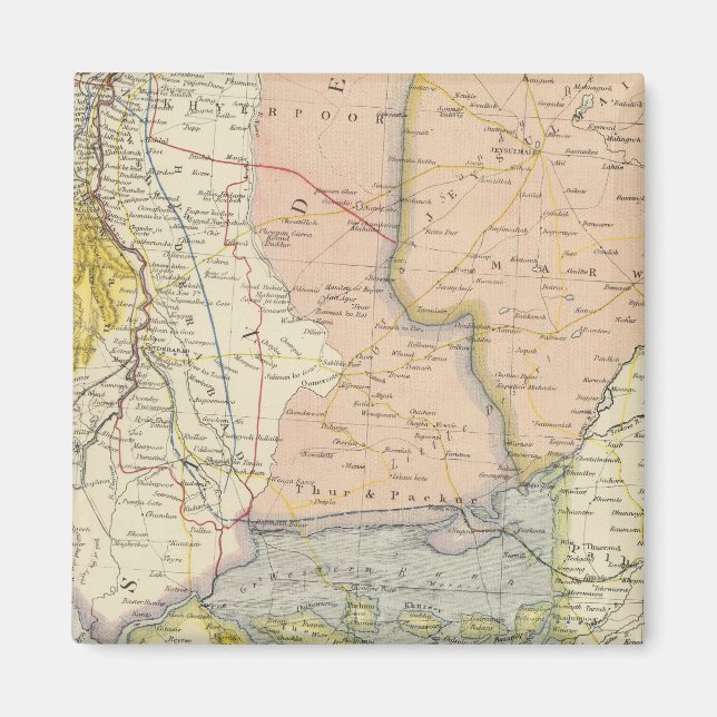 India, Pakistan Magnet (Front)