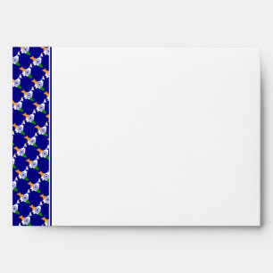 INDIA Patriotic Personalized Business BLUE Envelope