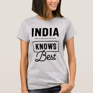 India Personalized Name Birthday Gift T-Shirt
