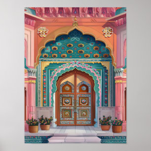 India Print India Illustration Jaipur Print Jaipur