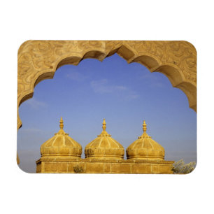India, Rajasthan, Jaisalmer. Sandstone domes Magnet