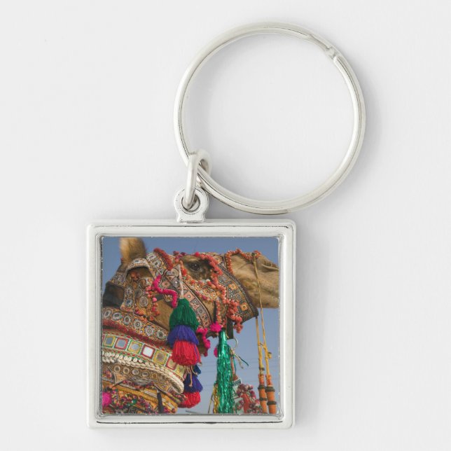 INDIA, Rajasthan, Pushkar: PUSHKAR CAMEL FAIR, Keychain (Front)