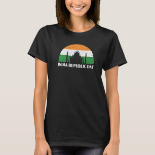 India Republic Day Hindustani Indian Flag  5 T-Shirt
