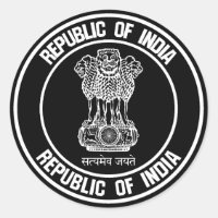 India Round Emblem