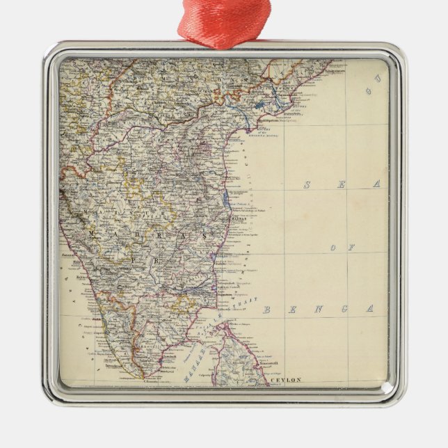 India S Metal Ornament (Front)