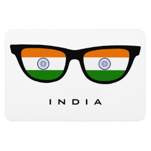 India Shades custom text & colour magnet