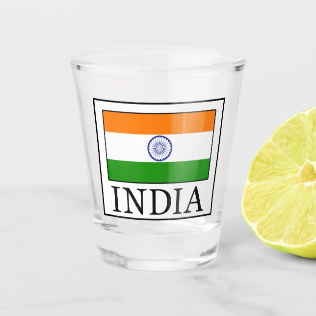 India Shot Glass (Front)