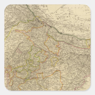 India Square Sticker