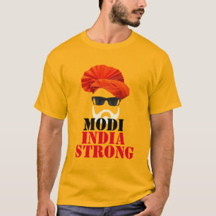 india strong proud indian PM Narendra Modi T-Shirt