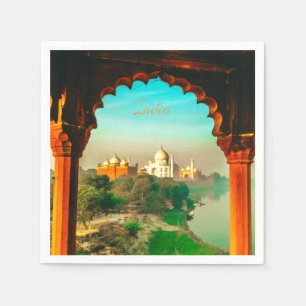 India Taj Mahal Napkin