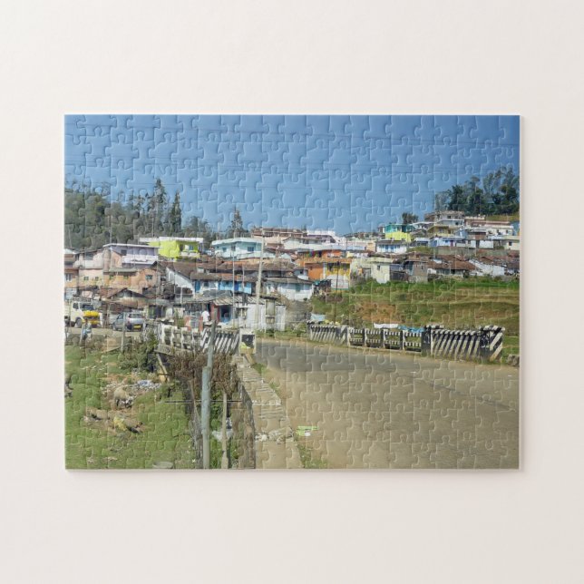 India Tamil Nadu village view puzzle (Horizontal)