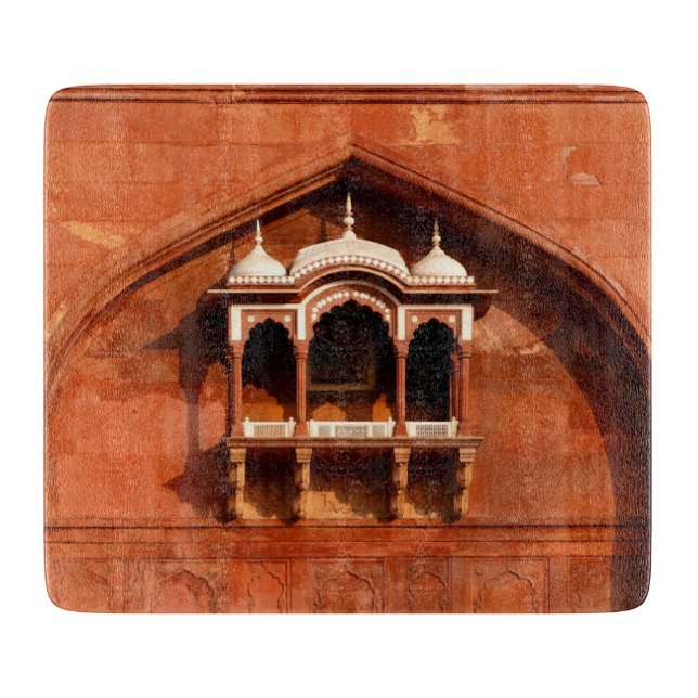 India Temple Wall Cutting Board (Front)