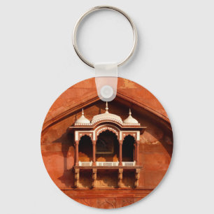 India Temple Wall Keychain
