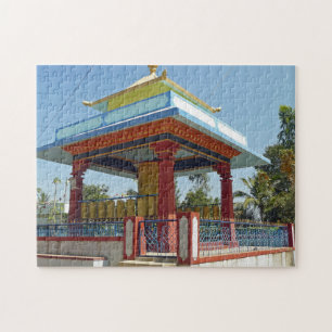 India Tibetan prayer wheel view puzzle