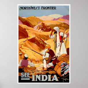India Travel Art Indian Poster Print Northwest