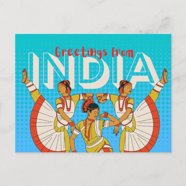 India Travel Postcard (Front)