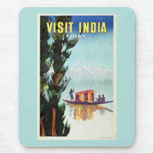 India Travel Poster mousepad
