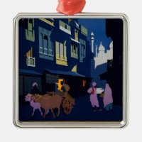 India Travel Poster ornament