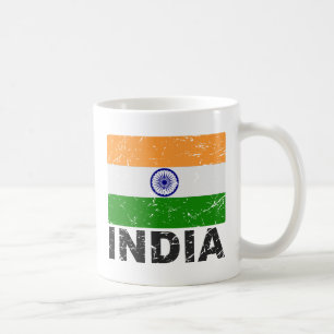India Vintage Flag Coffee Mug