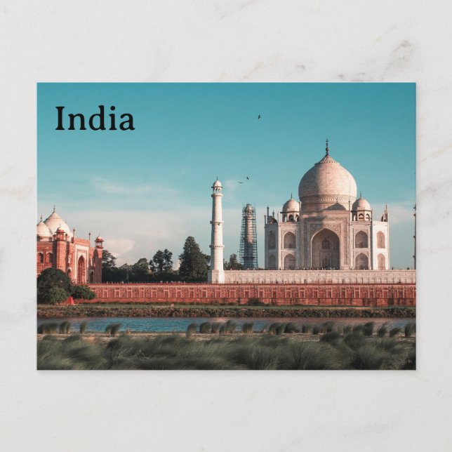 India Vintage Tourism Travel Add Postcard (Front)