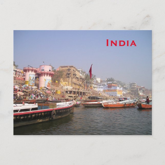 India Vintage Tourism Travel Add Postcard (Front)