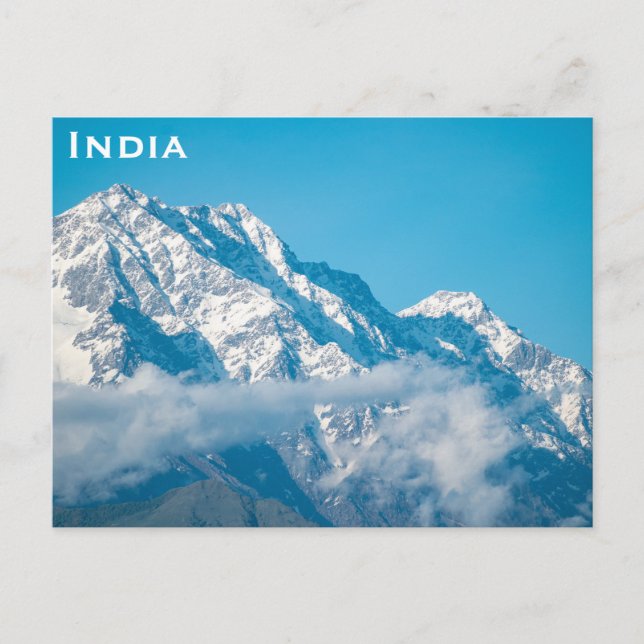 India Vintage Tourism Travel Add Postcard (Front)