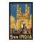 India Vintage Travel Poster Ad Retro Prints