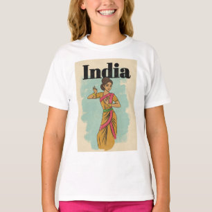 India vintage travel poster T-Shirt