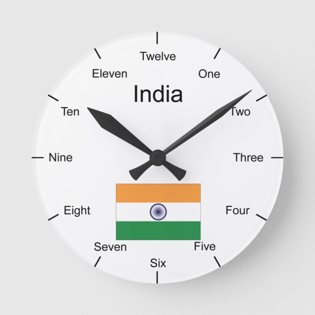 India Wall Clock (Front)