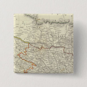 India X 2 Inch Square Button