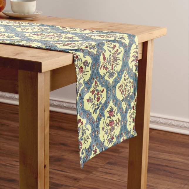 Indian 18th Century Floral Pattern Medium Table Runner (In Situ)