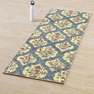 Indian 18th Century Floral Pattern  Yoga Mat