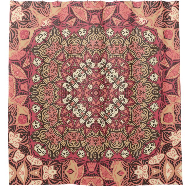 Indian abstract medallion pattern. Boho and gypsy  (Front)