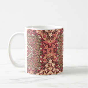 Indian abstract medallion pattern. Boho and gypsy Coffee Mug