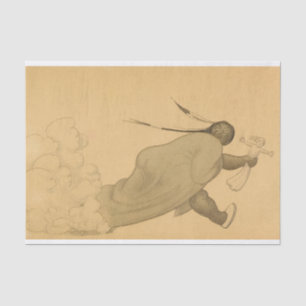 Indian and Cowboy, Savage Iowa, 1923 by Grant Wood Tissue Paper