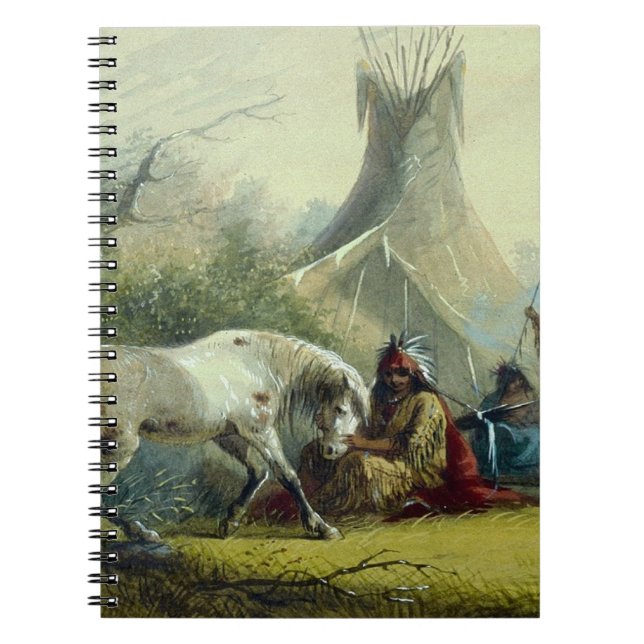 Indian and his Horse 1858 Notebook (Front)