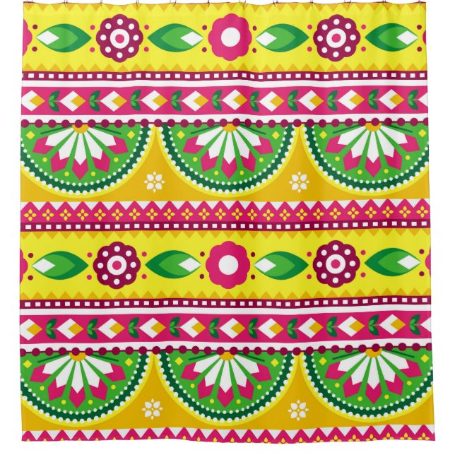 Indian and Pakistani truck art seamless pattern de (Front)