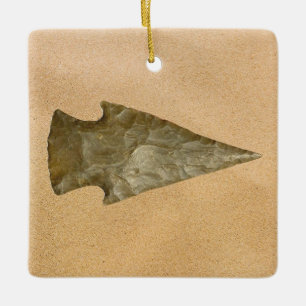 Indian Arrowhead Christmas Ornament