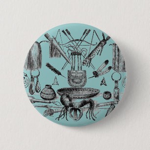 Indian Artifacts utton 2 Inch Round Button