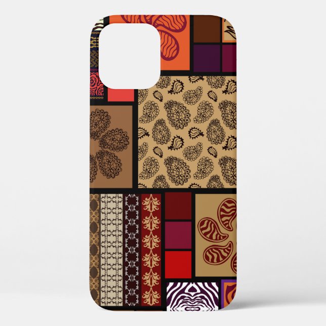 Indian arts, mega seamless creative set. Case-Mate iPhone case (Back)