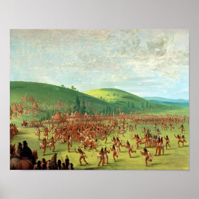 Indian Ball Game Poster (Front)