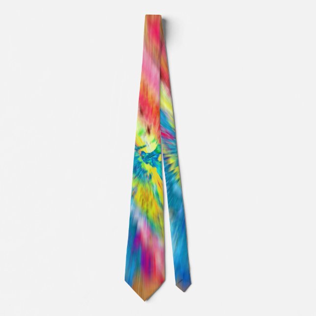 “Indian Blanket #1~ Burst #2" Tie (Front)
