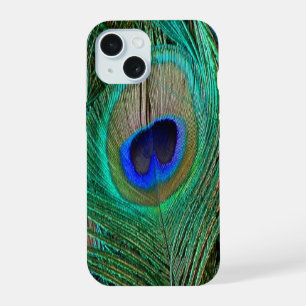 Indian Blue Peacock Feather iPhone 15 Case