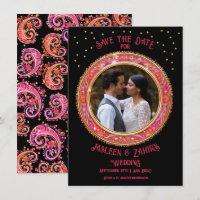 Indian Bride Groom Save the Date