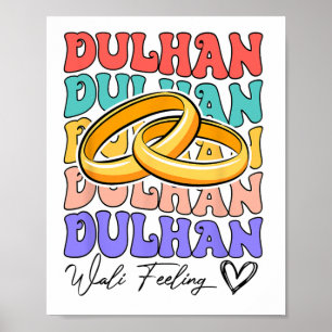 Indian Bride To Be Bridal Desi Wedding Dulhan Wali Poster
