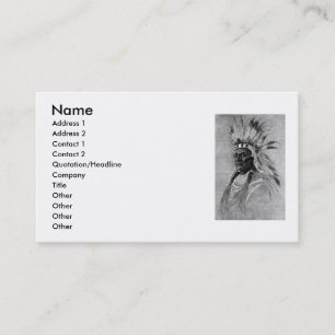 Indian Chief Business Card