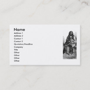Indian Chief Business Card