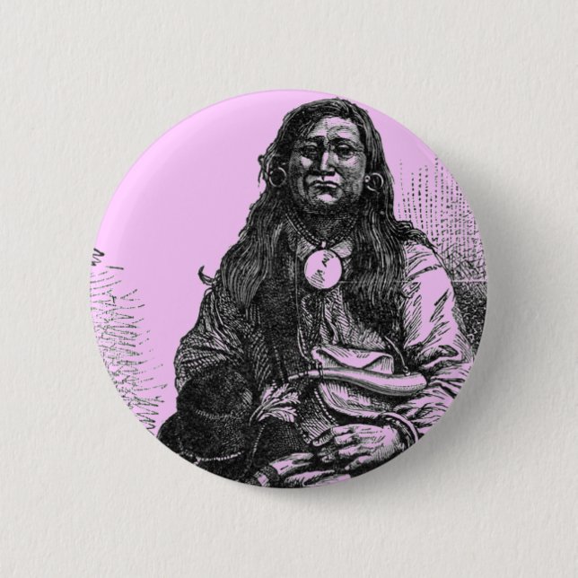 Indian Chief Button (Front)