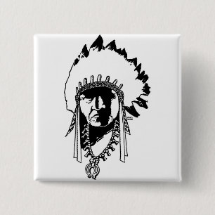 Indian Chief Button