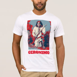 Indian Chief Geronimo Pop Art T-Shirt